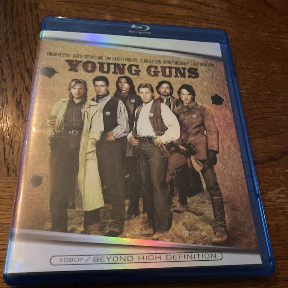 Young Guns (1988) Near Mint Classic Western Blu Ray Estevez, Sutherland, Sheen